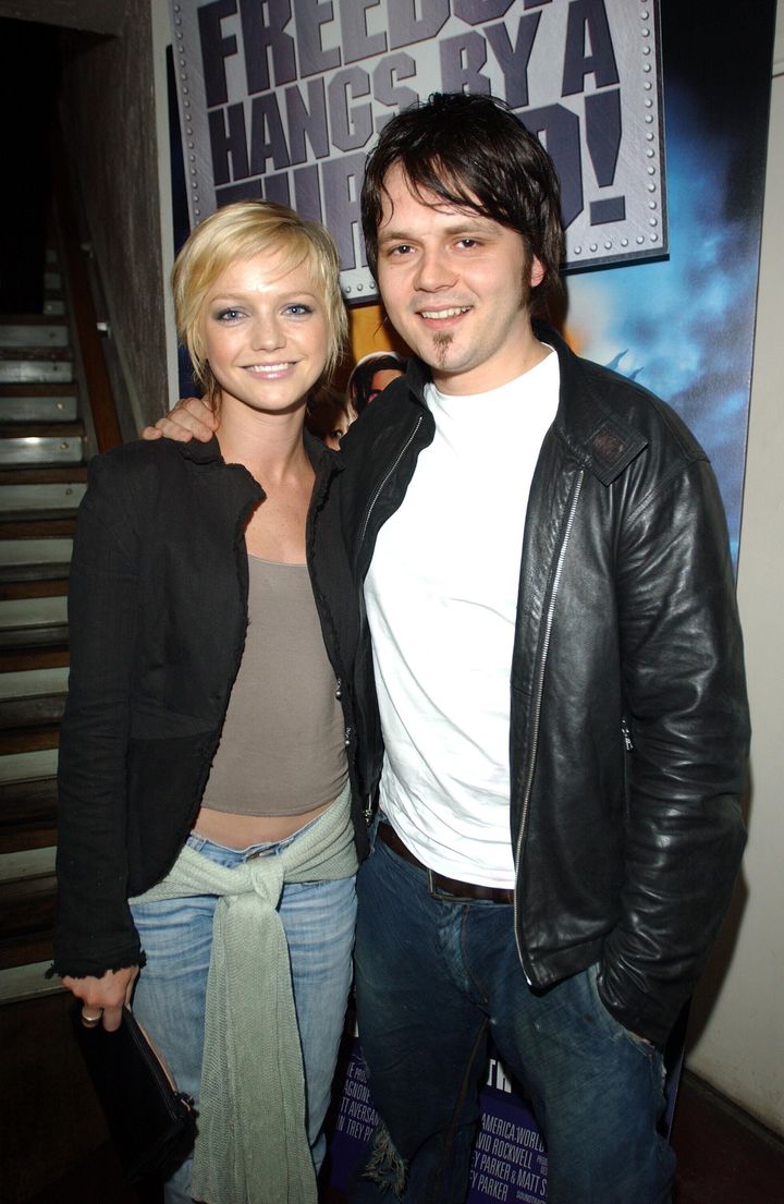 Hannah Spearritt and Paul Cattermole previously dated