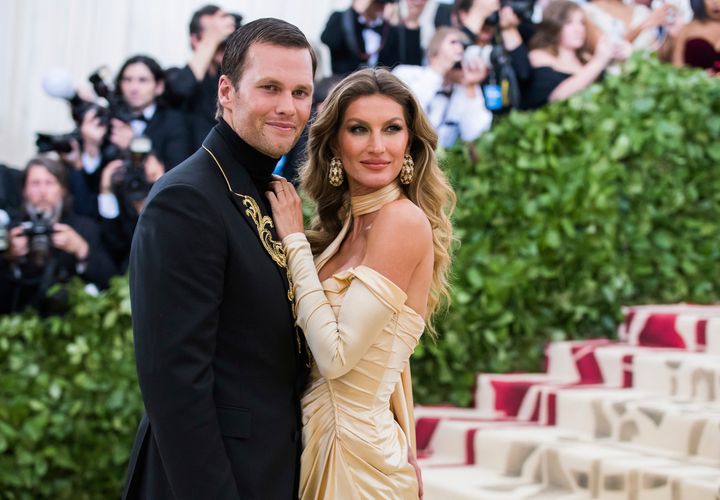 Tom Brady and Gisele Bundchen attend the 2018 Met Gala. The two divorced in October, but Brady included Bundchen in his Mother's Day tribute.