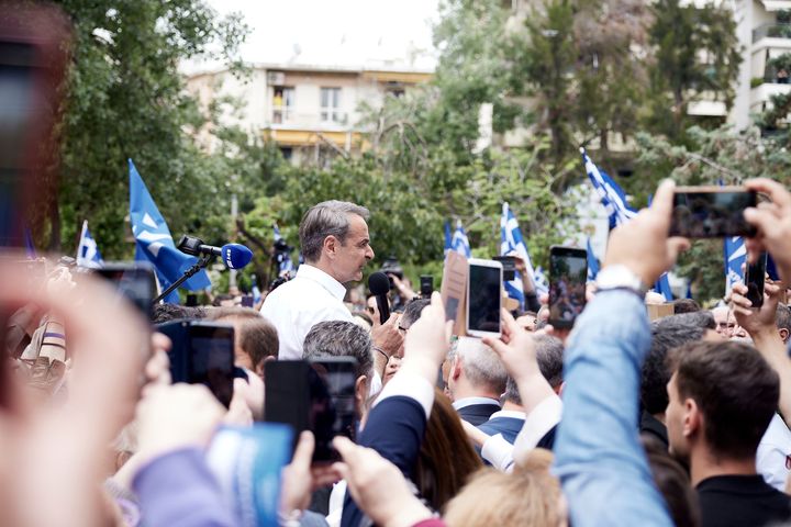 Τη βεβαιότητα του για την εκλογική νίκη της ΝΔ εξέφρασε ο Κυριάκος Μητσοτάκης στο χαιρετισμό του