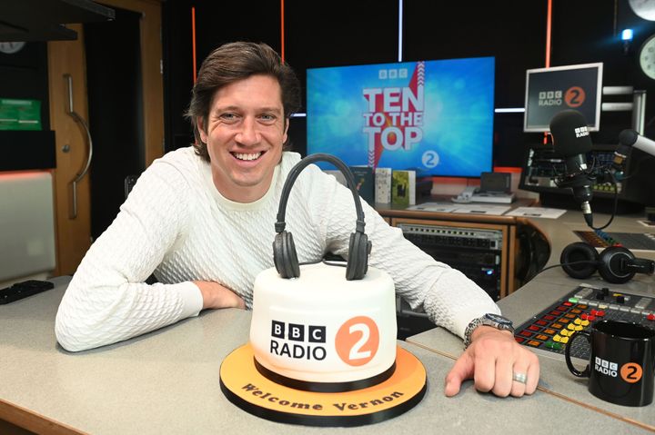  Vernon Kay who has promised it will be "more of the same" ahead of his first mid-morning weekday BBC Radio 2 show.
