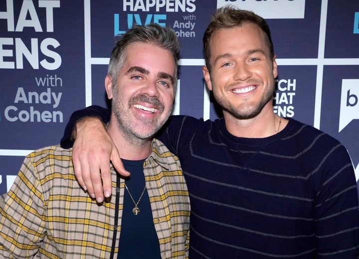 Jordan C. Brown (left) and Colton Underwood.