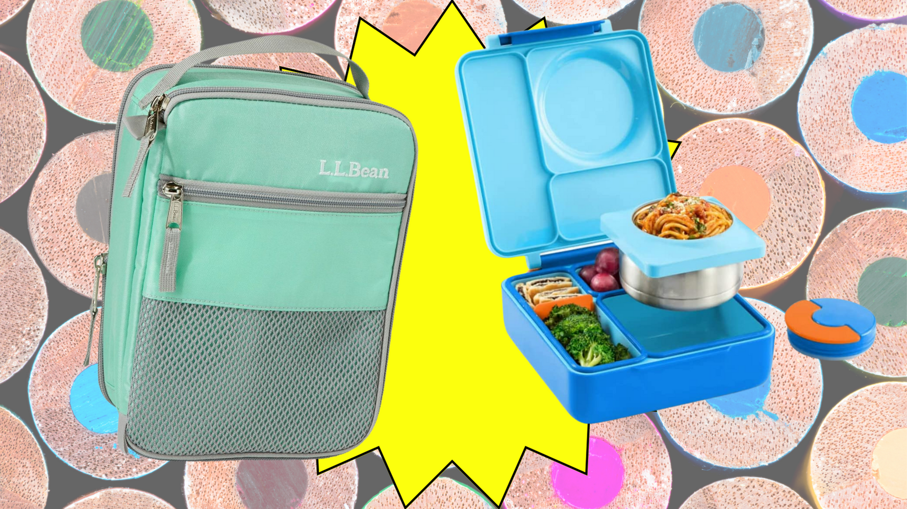 Bentgo Bag - Insulated Lunch Box Bag Keeps Food Cold on The Go - Blue