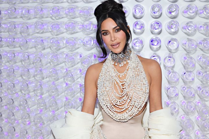 Kim Kardashian at The 2023 Met Gala.