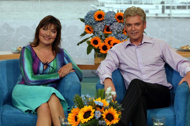 Lorraine Kelly and Phillip Schofield pictured in 2004