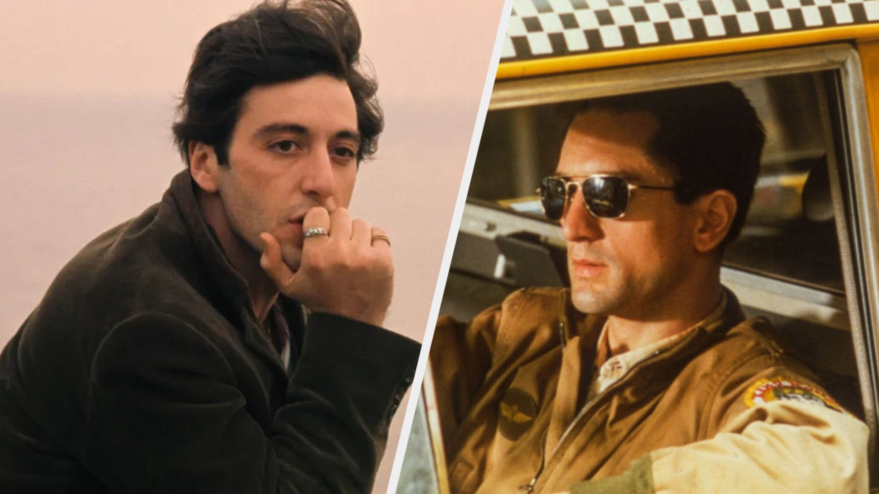 Robert De Niro Al Pacino Young