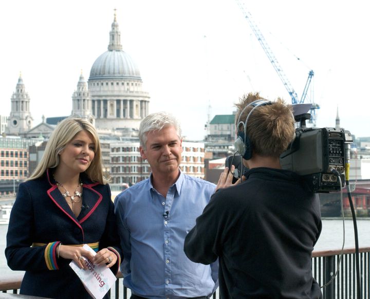 Holly Willoughby and Phillip Schofield presenting This Morning in 2009.