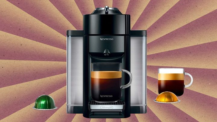 The Nespresso Vertuo brews both frothy espressos and single servings of drip coffee.