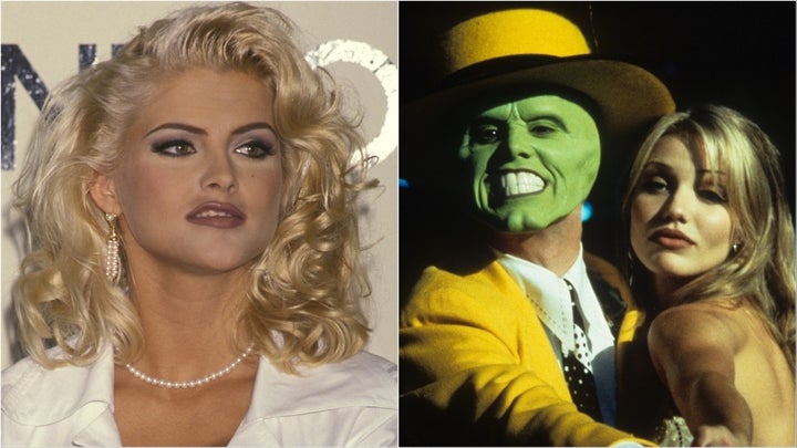 In a new documentary, Anna Nicole Smith's (left) recalls being offered the role of Tina Carlyle in 1994’s "The Mask," which eventually went to Cameron Diaz.