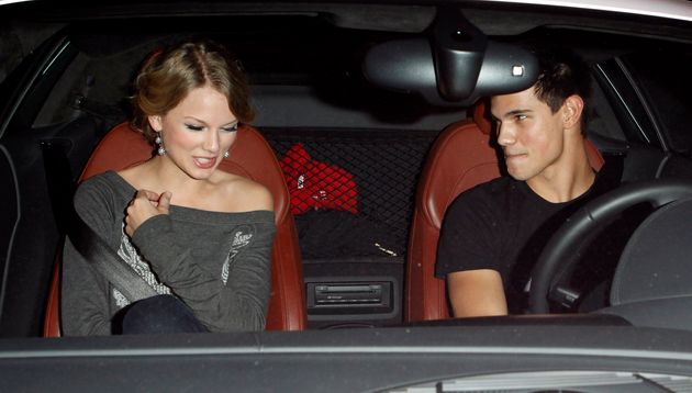Taylor Swift and Taylor Lautner are seen driving together on Oct. 28, 2009, in Los Angeles.