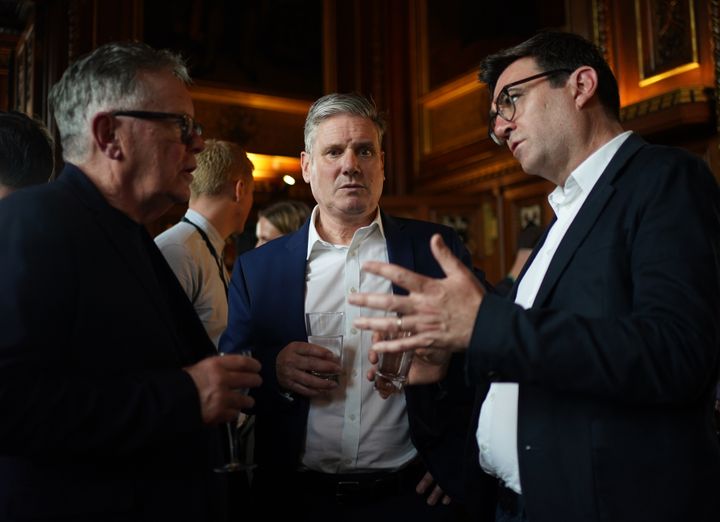 Keir Starmer with Andy Burnham in parliament last year.