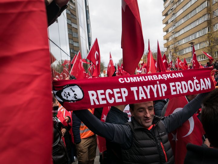 Φωτογραφία αρχείου Βρυξέλλες - 2016. Περίπου 2000 Τούρκοι διαδηλώνουν ενάντια σε εκδήλωση της κουρδικής διασποράς τις Βρυξέλλες.