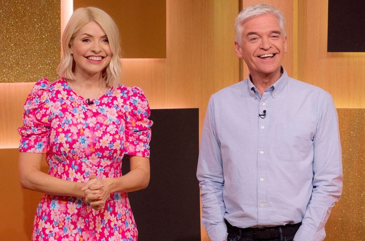 Holly Willoughby and Phillip on This Morning in May
