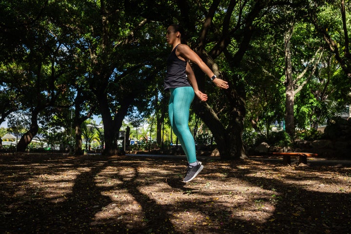 The impact of jump squats can be hard on knee joints.