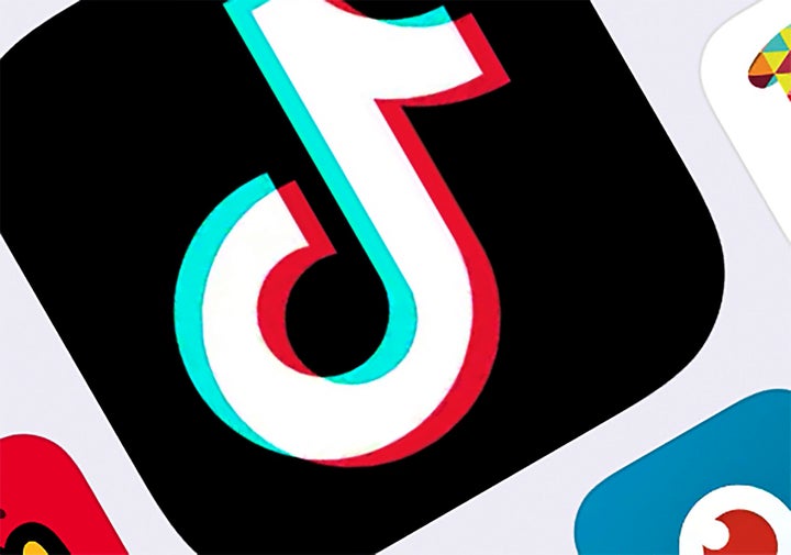 FILE - This Feb. 25, 2020, file photo, shows the icon for TikTok.