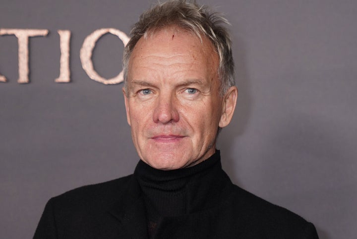 Sting pictured last year