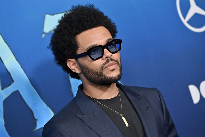 The Weeknd, who had an AI song with Drake go viral last month.