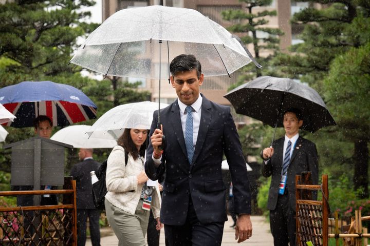 Rishi Sunak is in Japan for the G7 summit