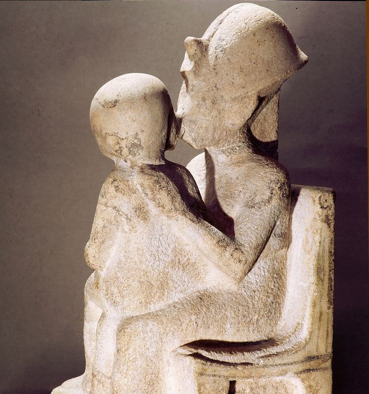 Ο Ακεταμών φιλά την κόρη του (1373 με 1357 π.Χ)