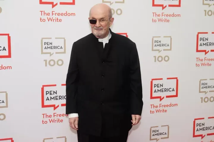 Author Salman Rushdie attends the 2023 PEN America Literary Gala on May 18 in New York.