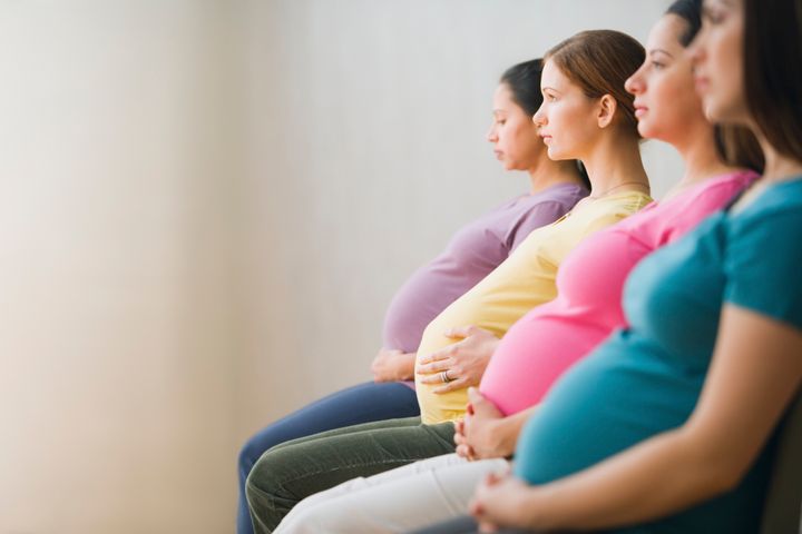 Hair often changes during pregnancy.
