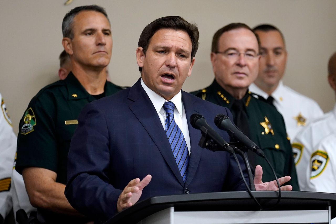 DeSantis, the Republican governor of Florida, suspended Warren last August for what he characterized as "neglect of duty."