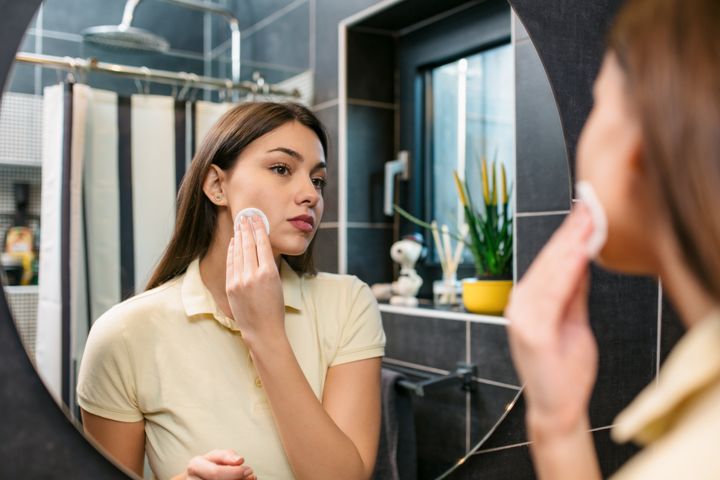 A common antiseptic is gaining popularity on TikTok thanks to a viral video on using it for pimples. Here's what experts think about the trend.