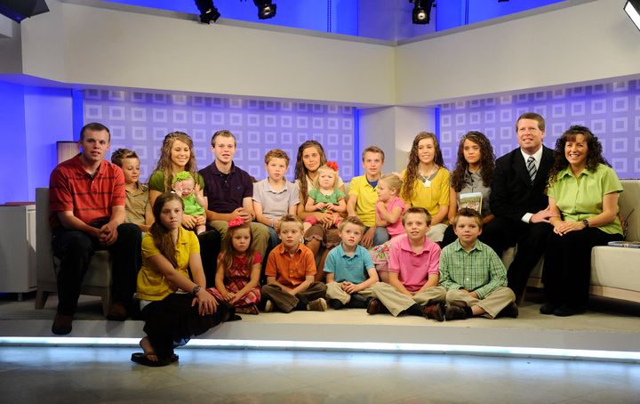 The Duggar family appears on NBC "Today" in 2011. 