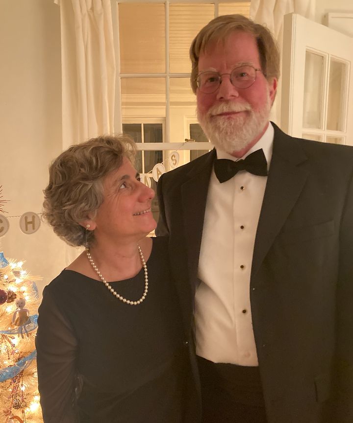 The author and Bruce on New Year’s Eve 2021 in Charlottesville, Virginia.