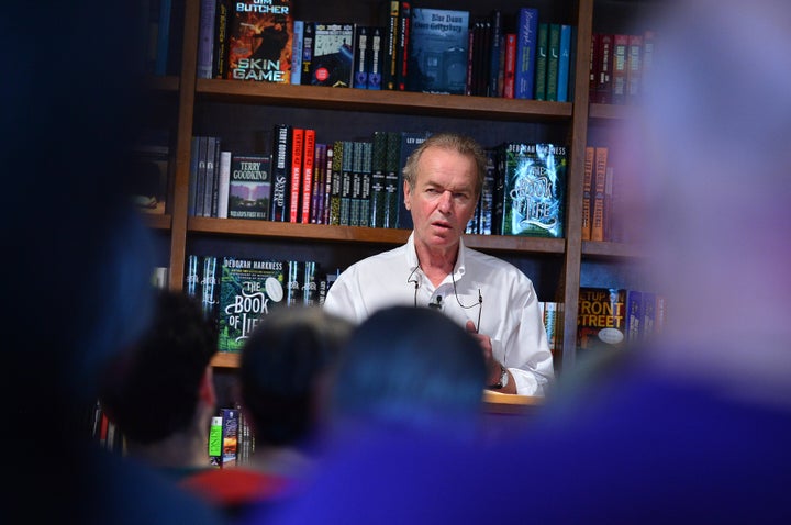 CORAL GABLES, FL - OCTOBER 26: Author Martin Amis discusses and signs copies of his new book "The Zone of Interest" at Books and Books on October 26, 2014 in Coral Gables, Florida. (Photo by Johnny Louis/FilmMagic)