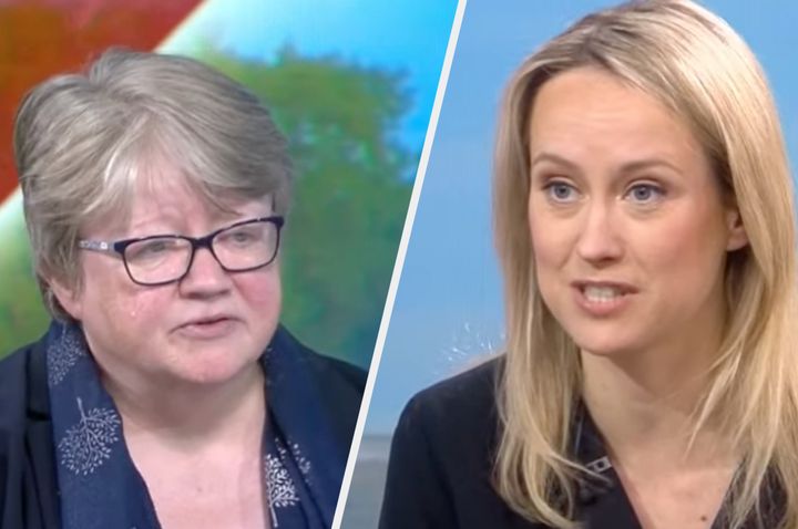Therese Coffey clashed with Sophy Ridge on Sky News