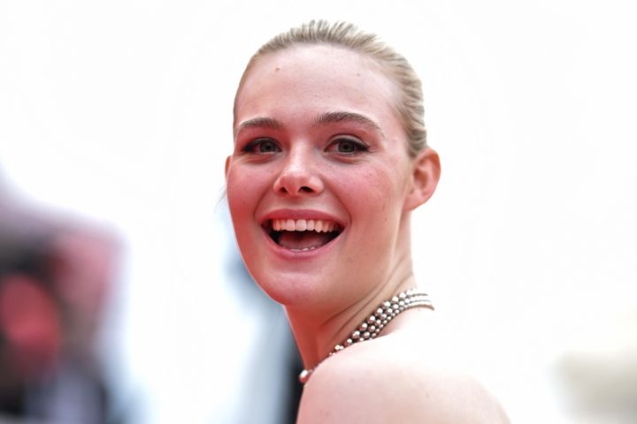 Elle Fanning at the 76th edition of the Cannes Film Festival in southern France.