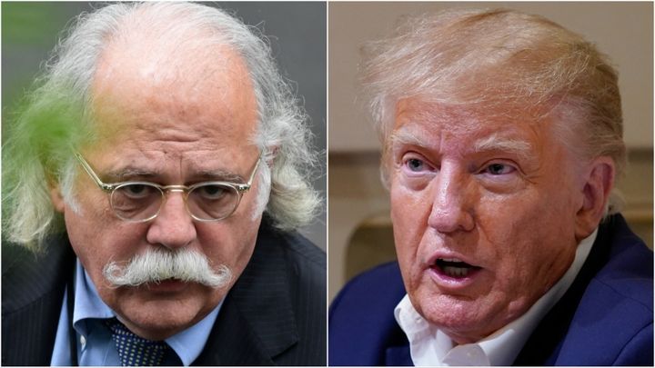 Attorney Ty Cobb (left) thinks his former employer Donald Trump (right) will go to jail for mishandling classified government documents.