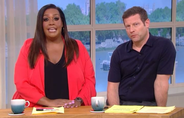 Alison Hammond and Dermot O'Leary addressed Phillip's exit from the show