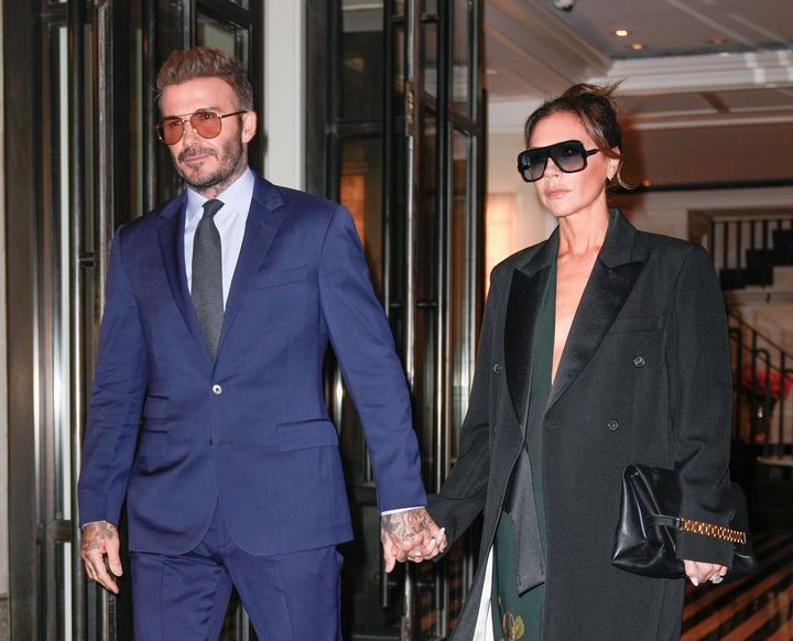 David and Victoria Beckham pictured in New York last year