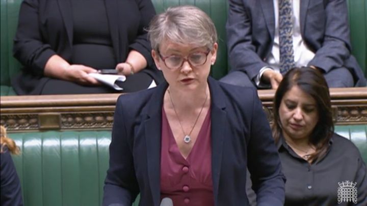 Yvette Cooper tried to back the home secretary into a corner