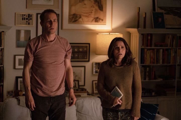 Julia Louis-Dreyfus (pictured with Tobias Menzies) reteams with Nicole Holofcener for a LOL-funny comedy that disrupts an otherwise harmonious relationship with a single white lie.