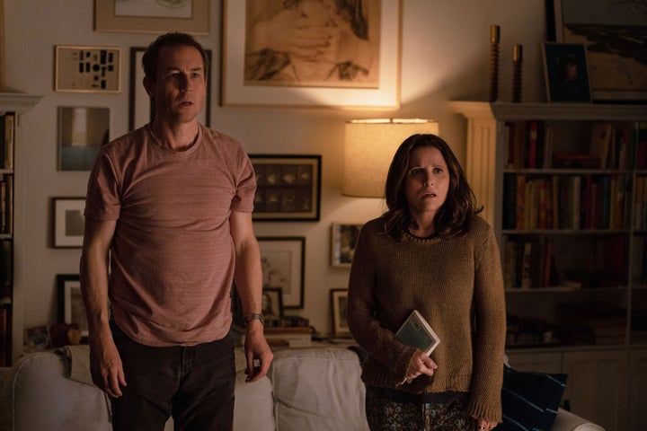 Julia Louis-Dreyfus and Tobias Menzies in "You Hurt My Feelings."