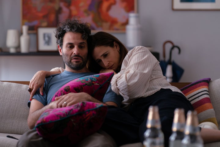 Watkins and Moayed round out central characters in "You Hurt My Feelings" who grappled with a sense of deflated purpose.