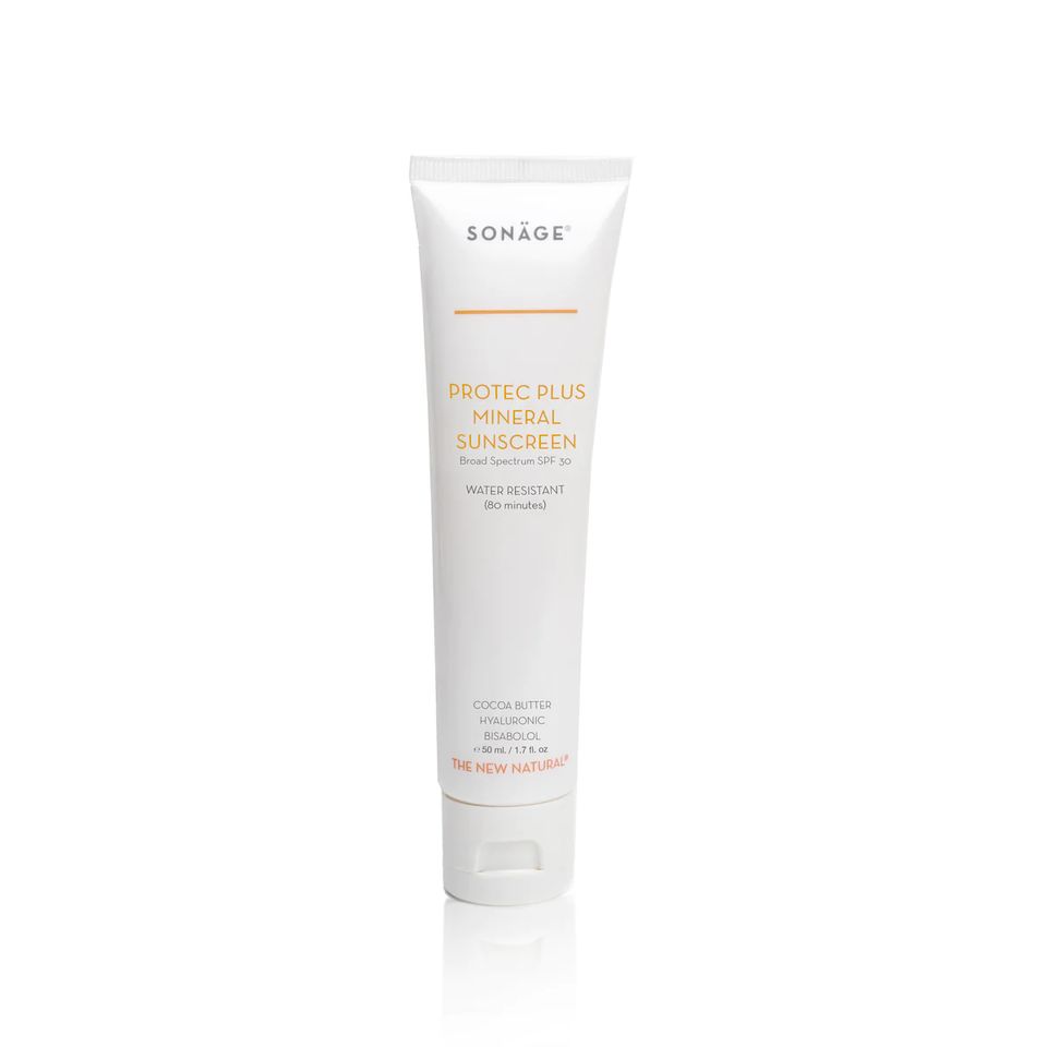 A hydrating mineral sunscreen