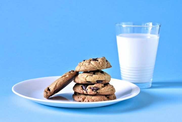 Milk and cookies are a classic bedtime snack, but you might want to think twice before indulging.