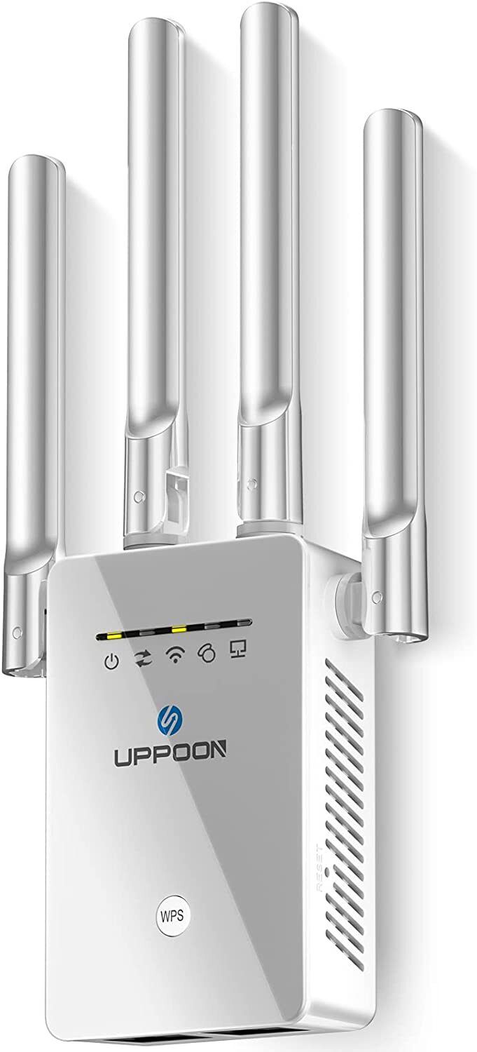 An Uppoon Wi-Fi extender with 4.9 stars