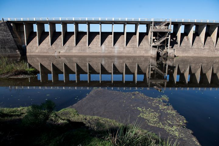 Η δεξαμενή νερού του εθνικού πάρκου Paso Severino. (AP Photo/Santiago Mazzarovich)