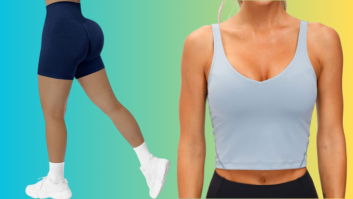 <a href="https://www.amazon.com/SUUKSESS-Seamless-Lifting-Waisted-Workout/dp/B09LTR9SZC?tag=griffinwynne-20&ascsubtag=646cc052e4b06749be16ad4c%2C-1%2C-1%2Cd%2C0%2C0%2Chp-fil-am%3D0%2C0%3A0%2C0%2C0%2C0" target="_blank" role="link" data-amazon-link="true" rel="sponsored" class=" js-entry-link cet-external-link" data-vars-item-name="Butt-lifting shorts " data-vars-item-type="text" data-vars-unit-name="646cc052e4b06749be16ad4c" data-vars-unit-type="buzz_body" data-vars-target-content-id="https://www.amazon.com/SUUKSESS-Seamless-Lifting-Waisted-Workout/dp/B09LTR9SZC?tag=griffinwynne-20&ascsubtag=646cc052e4b06749be16ad4c%2C-1%2C-1%2Cd%2C0%2C0%2Chp-fil-am%3D0%2C0%3A0%2C0%2C0%2C0" data-vars-target-content-type="url" data-vars-type="web_external_link" data-vars-subunit-name="article_body" data-vars-subunit-type="component" data-vars-position-in-subunit="0">Butt-lifting shorts </a>and <a href="https://www.amazon.com/Longline-Wirefree-Support-Running-Workout/dp/B088M5YWPZ?tag=griffinwynne-20&ascsubtag=646cc052e4b06749be16ad4c%2C-1%2C-1%2Cd%2C0%2C0%2Chp-fil-am%3D0%2C0%3A0%2C0%2C0%2C0" target="_blank" role="link" data-amazon-link="true" rel="sponsored" class=" js-entry-link cet-external-link" data-vars-item-name="longline bra" data-vars-item-type="text" data-vars-unit-name="646cc052e4b06749be16ad4c" data-vars-unit-type="buzz_body" data-vars-target-content-id="https://www.amazon.com/Longline-Wirefree-Support-Running-Workout/dp/B088M5YWPZ?tag=griffinwynne-20&ascsubtag=646cc052e4b06749be16ad4c%2C-1%2C-1%2Cd%2C0%2C0%2Chp-fil-am%3D0%2C0%3A0%2C0%2C0%2C0" data-vars-target-content-type="url" data-vars-type="web_external_link" data-vars-subunit-name="article_body" data-vars-subunit-type="component" data-vars-position-in-subunit="1">longline bra</a>