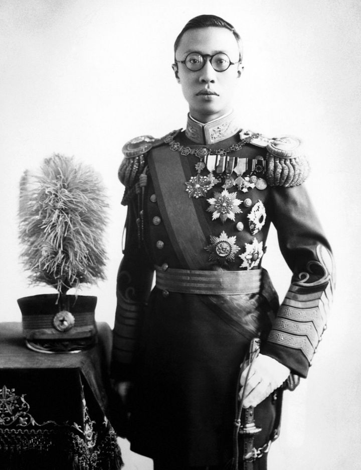 Κίνα: Ο Που Γι (1906-1967), ως αυτοκράτορας- μαριονέτα του κράτους Μαντσουκούο (1932-1945), μετά την ιαπωνική εισβολή στη Μαντζουρία, με στρατιωτική στολή, π. 1935. (Φωτογραφία: Pictures from History/Universal Images Group μέσω Getty Images)