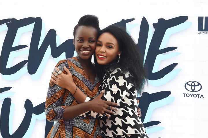 Lupita Nyong'o (left) and Janelle Monáe.