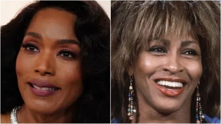 Angela Bassett, left, paid tribute to Tina Turner, right, upon news of the singer's death on Wednesday. 