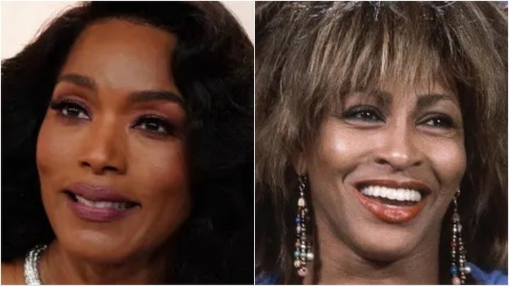 Angela Bassett, left, paid tribute to Tina Turner, right, upon news of the singer's death on Wednesday.