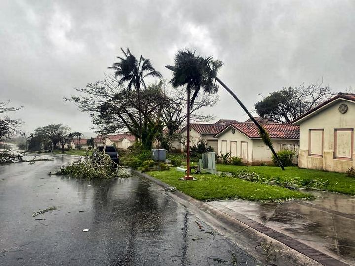 “Most of Guam is dealing with a major mess that’s gonna take weeks to clean up,” a meteorologist said after the typhoon passed.