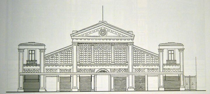 Σχέδιο της στοάς Μοδιάνο 1922