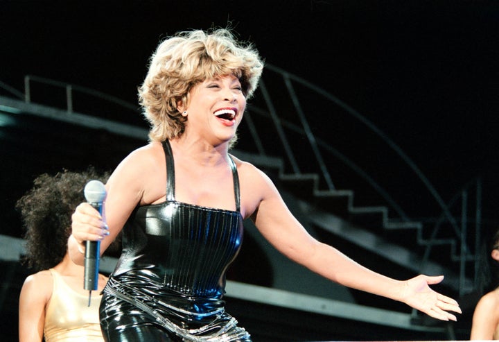 Tina Turner performing in 2000